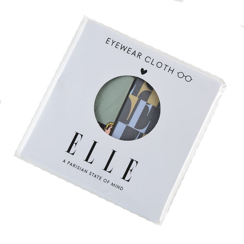 ELLE かわいいグラフィックのメガネ拭き 2枚セット EL331LC